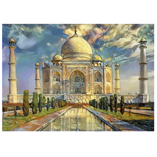 Puzzle Educa TAJ MAHAL 14+/ Количество деталей: 1000 photo 2