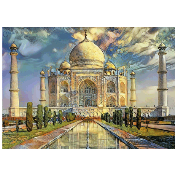 Puzzle Educa TAJ MAHAL 14+/ Количество деталей: 1000 photo 2