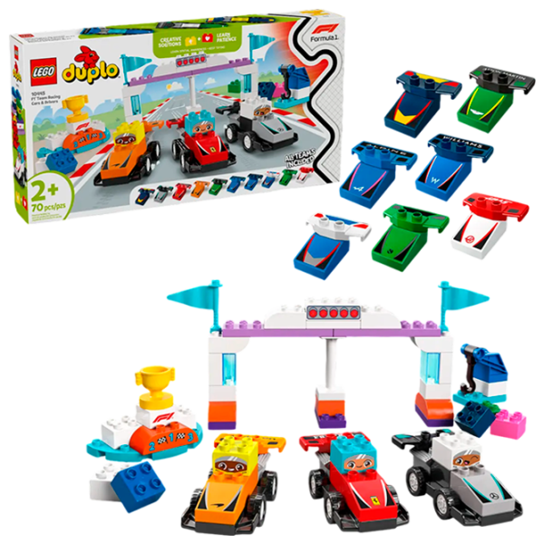 Constructor LEGO F1 Team Race Cars & Drivers Rasă/ Multicolor photo 2 Constructor LEGO F1 Team Race Cars & Drivers Rasă/ Multicolor photo 2
