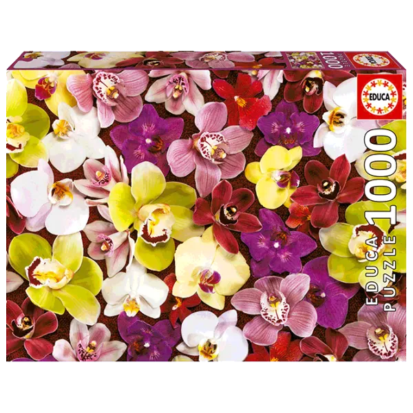 Puzzle Educa Orchid Collage 14+/ Numărul de piese: 1000 photo 1