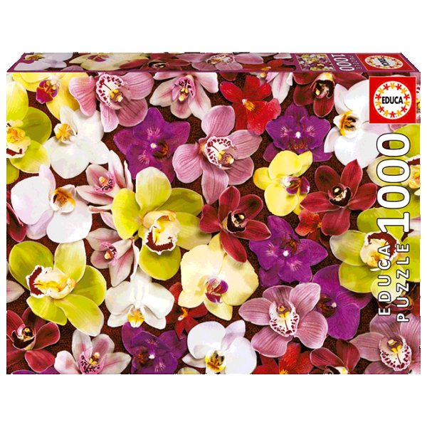 Puzzle Educa Orchid Collage 14+/ Numărul de piese: 1000 photo 1