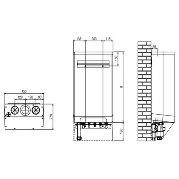 Centrală termică pe gaz ACV Kompakt HR eco 30/36 26.2 kW / 260 m² photo 4 Centrală termică pe gaz ACV Kompakt HR eco 30/36 26.2 kW / 260 m² photo 4