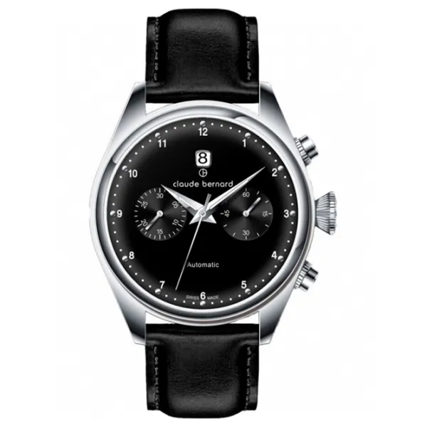 Наручные часы для мужчин Claude Bernard 08006-3C-NIN Механический / 42 мм photo 1 Наручные часы для мужчин Claude Bernard 08006-3C-NIN Механический / 42 мм photo 1