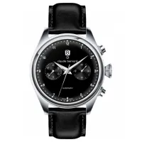 Ceas de mână pentru bărbați Claude Bernard 08006-3C-NIN Mecanic / 42 mm