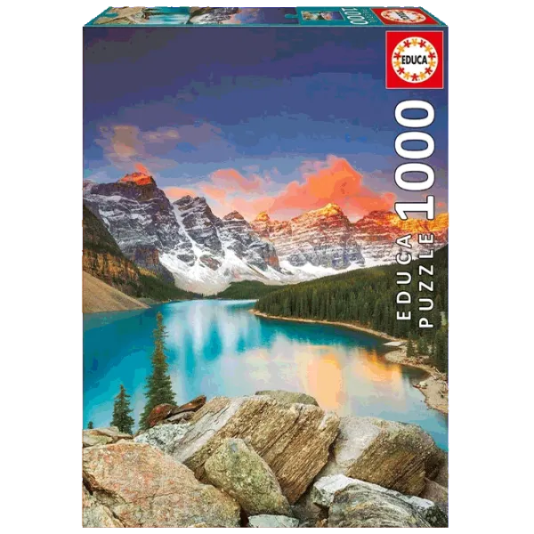 Puzzle Educa Moraine Lake, Banff National Park, Canada 9+/ Numărul de piese: 1000 photo 1 Puzzle Educa Moraine Lake, Banff National Park, Canada 9+/ Numărul de piese: 1000 photo 1
