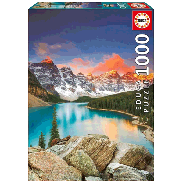 Puzzle Educa Moraine Lake, Banff National Park, Canada 9+/ Numărul de piese: 1000 photo 1 Puzzle Educa Moraine Lake, Banff National Park, Canada 9+/ Numărul de piese: 1000 photo 1