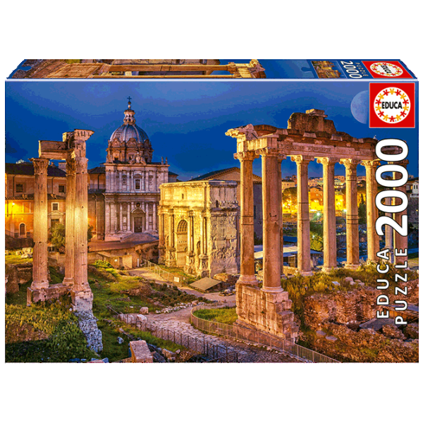 Puzzle Educa Roman forum 14+/ Numărul de piese: 2000 photo 1