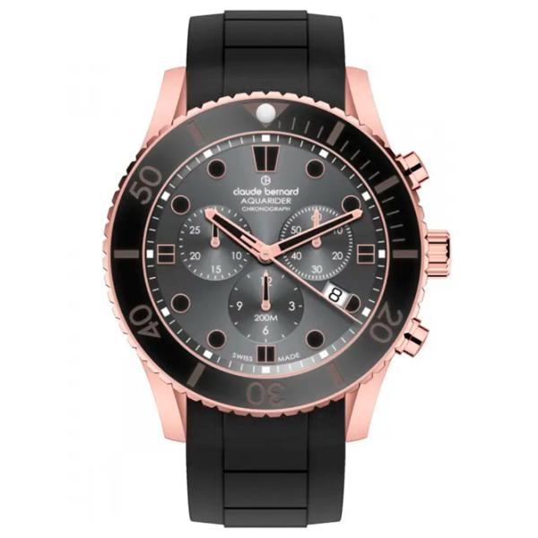 Наручные часы для мужчин Claude Bernard 10252-37RNGCA-GRN Кварцевый / 43 мм photo 1 Наручные часы для мужчин Claude Bernard 10252-37RNGCA-GRN Кварцевый / 43 мм photo 1