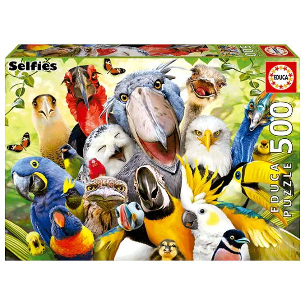 Puzzle Educa Watch The Birdie 11+/ Numărul de piese: 500 photo 1