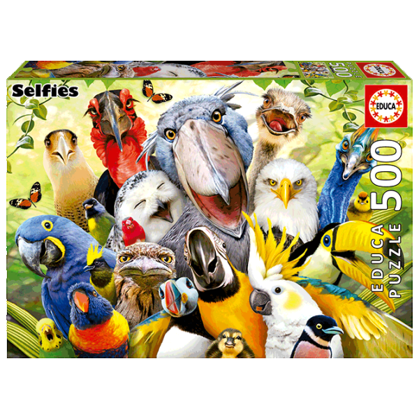 Puzzle Educa Watch The Birdie 11+/ Numărul de piese: 500 photo 1