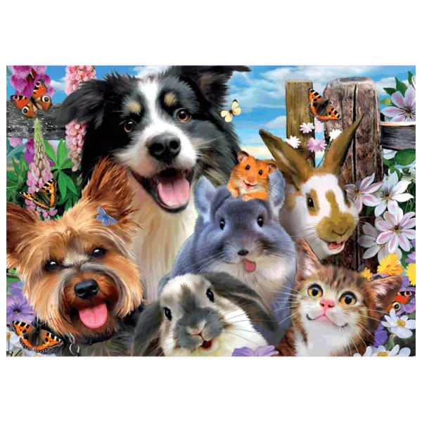 Puzzle Educa Funny Selfie 8+/ Количество деталей: 500 photo 2