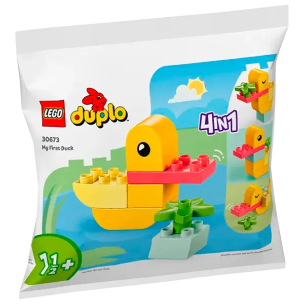 Constructor LEGO My First Duck Animale/ Multicolor photo 1