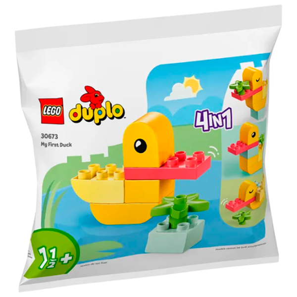 Constructor LEGO My First Duck Animale/ Multicolor photo 1