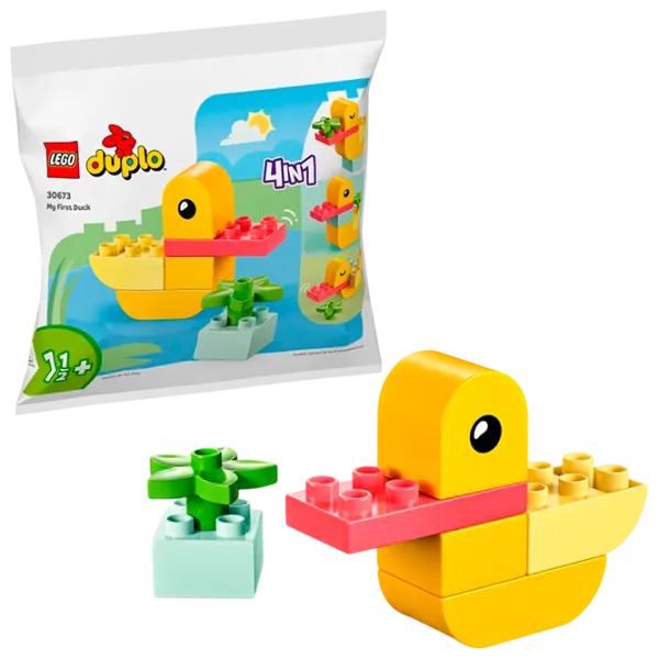 Constructor LEGO My First Duck Animale/ Multicolor photo 2