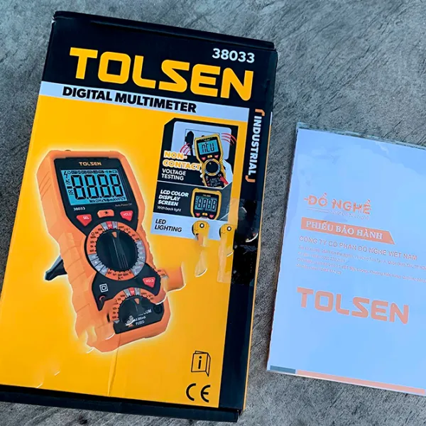 Мультиметр Tolsen 38033  Цифровой / 60 МOм photo 5 Мультиметр Tolsen 38033  Цифровой / 60 МOм photo 5