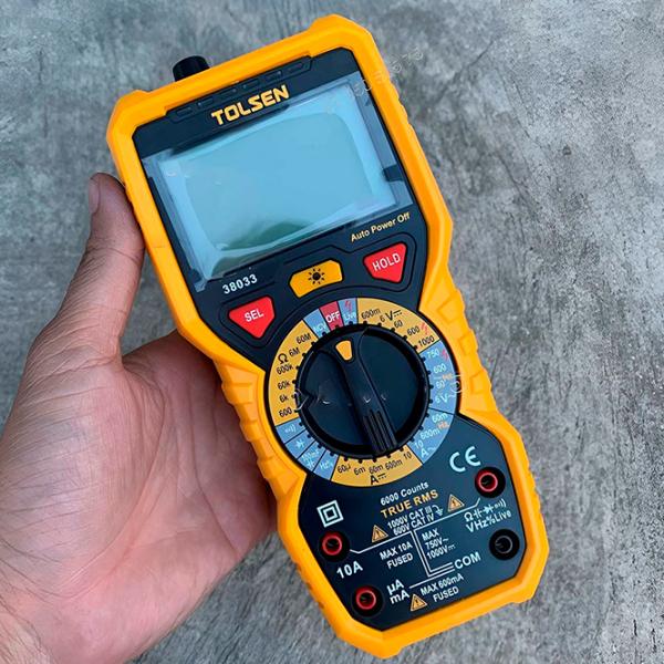Мультиметр Tolsen 38033  Цифровой / 60 МOм photo 6 Мультиметр Tolsen 38033  Цифровой / 60 МOм photo 6
