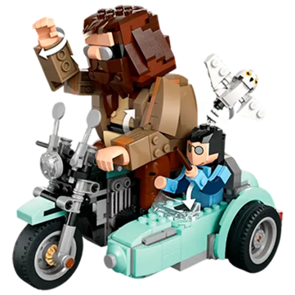 Constructor LEGO Hagrid & Harry's Motorcycle Ride Figuri/ Multicolor photo 3