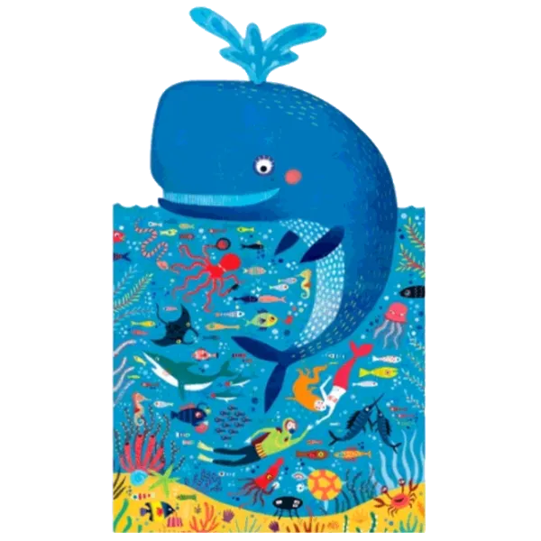 Puzzle Londji My big blue 3+/ Numărul de piese: 36 photo 2 Puzzle Londji My big blue 3+/ Numărul de piese: 36 photo 2