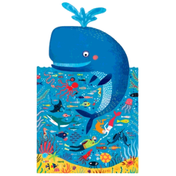 Puzzle Londji My big blue 3+/ Numărul de piese: 36 photo 2 Puzzle Londji My big blue 3+/ Numărul de piese: 36 photo 2