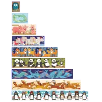 Puzzle Londji 10 Penguins 3+/ Numărul de piese: 55
