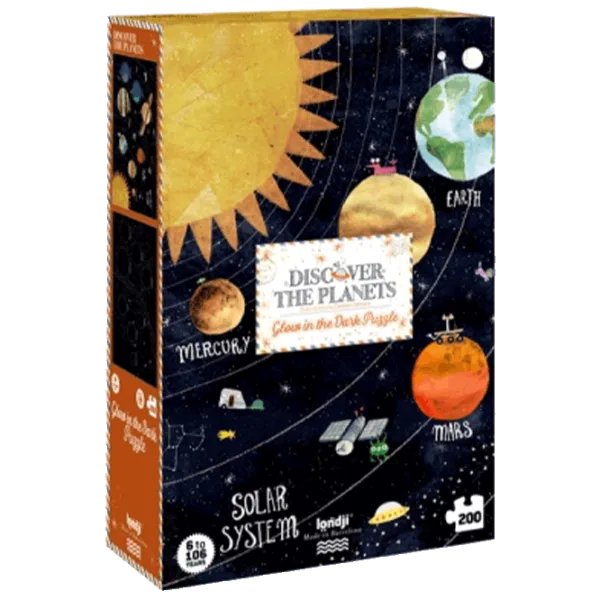Puzzle Londji Discover the Planets 6+/ Numărul de piese: 200 photo 1 Puzzle Londji Discover the Planets 6+/ Numărul de piese: 200 photo 1