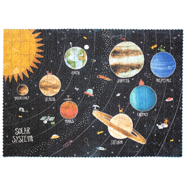 Puzzle Londji Discover the Planets 6+/ Numărul de piese: 200 photo 2 Puzzle Londji Discover the Planets 6+/ Numărul de piese: 200 photo 2