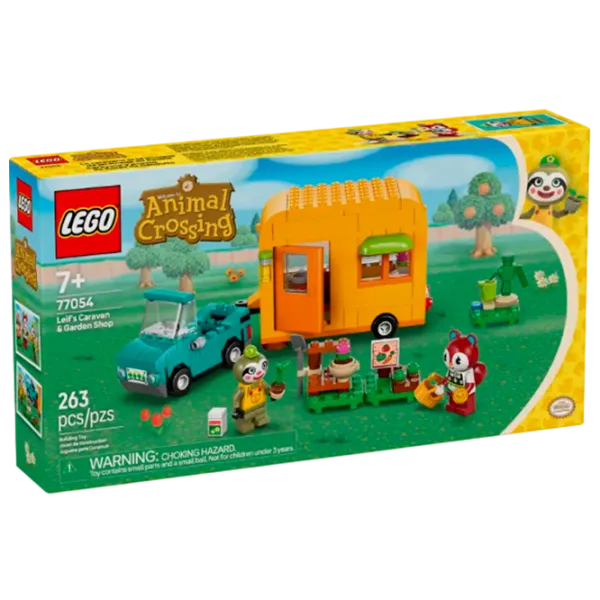 Constructor LEGO Leif's Caravan & Garden Shop Animale/ Multicolor photo 1