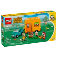 Constructor LEGO Leif's Caravan & Garden Shop Animale/ Multicolor