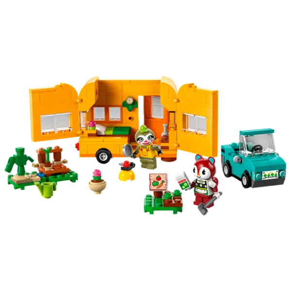 Constructor LEGO Leif's Caravan & Garden Shop Animale/ Multicolor photo 3