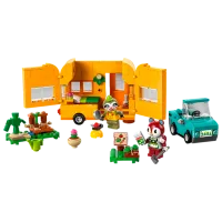 Constructor LEGO Leif's Caravan & Garden Shop Animale/ Multicolor photo 3