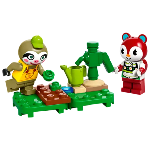 Constructor LEGO Leif's Caravan & Garden Shop Animale/ Multicolor photo 5