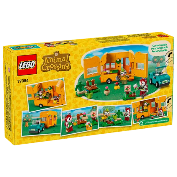 Constructor LEGO Leif's Caravan & Garden Shop Animale/ Multicolor photo 6