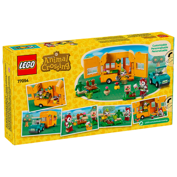 Constructor LEGO Leif's Caravan & Garden Shop Animale/ Multicolor photo 6