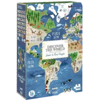 Puzzle Londji Discover the World 6+/ Количество деталей: 200