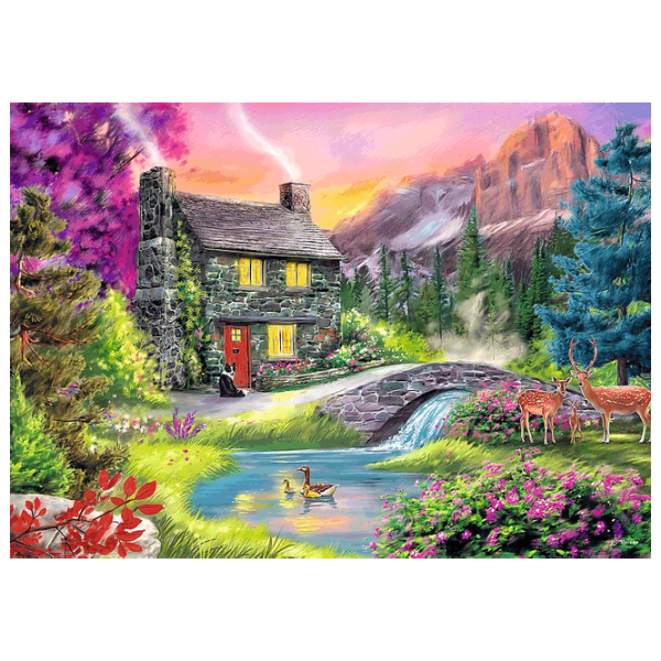 Puzzle Trefl Mountain idyll 10+/ Количество деталей: 500 photo 1 Puzzle Trefl Mountain idyll 10+/ Количество деталей: 500 photo 1