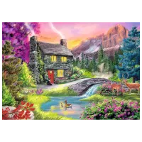 Puzzle Trefl Mountain idyll 10+/ Numărul de piese: 500
