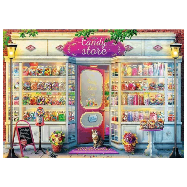 Puzzle Trefl Candy store 9+/ Количество деталей: 500 photo 1 Puzzle Trefl Candy store 9+/ Количество деталей: 500 photo 1