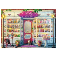 Puzzle Trefl Candy store 9+/ Numărul de piese: 500