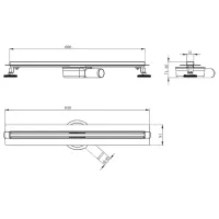 Rigolă de duș Volle Master Linea Flecha Plastic photo 2
