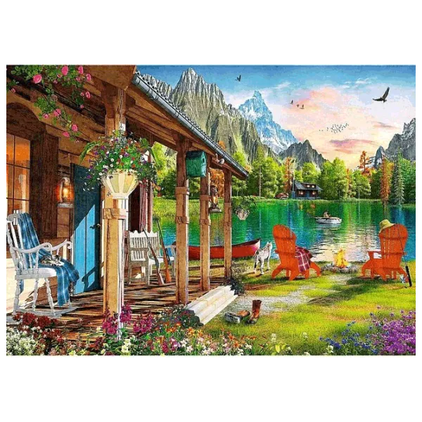 Puzzle Trefl Cabin in the Mountains 9+/ Количество деталей: 500 photo 1 Puzzle Trefl Cabin in the Mountains 9+/ Количество деталей: 500 photo 1