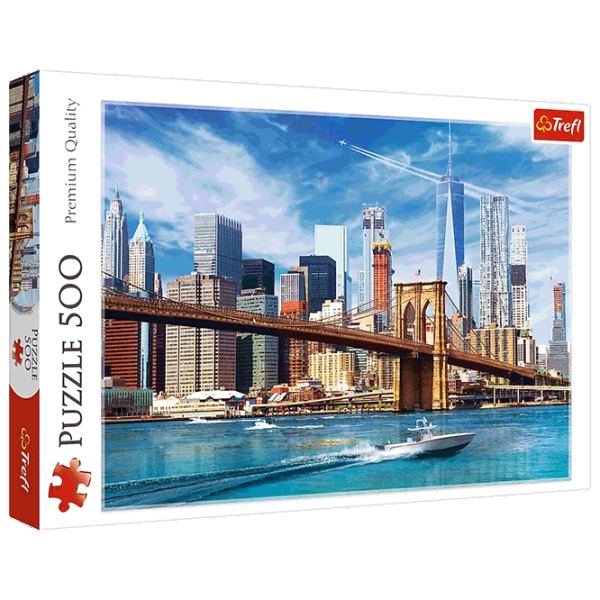 Puzzle Trefl View of New York 9+/ Количество деталей: 500 photo 1 Puzzle Trefl View of New York 9+/ Количество деталей: 500 photo 1