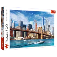 Puzzle Trefl View of New York 9+/ Количество деталей: 500