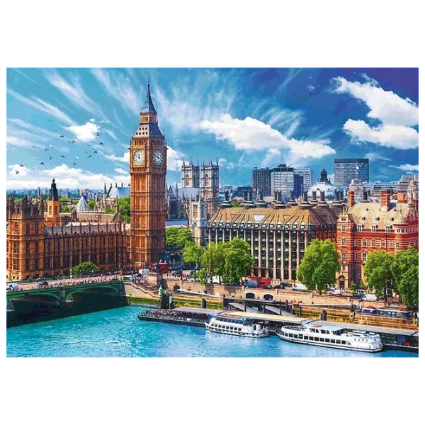 Puzzle Trefl Sunny day in London 10+/ Numărul de piese: 500 photo 2