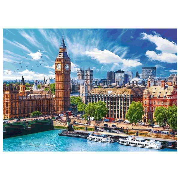 Puzzle Trefl Sunny day in London 10+/ Numărul de piese: 500 photo 2