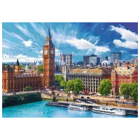 Puzzle Trefl Sunny day in London 10+/ Numărul de piese: 500 photo 2