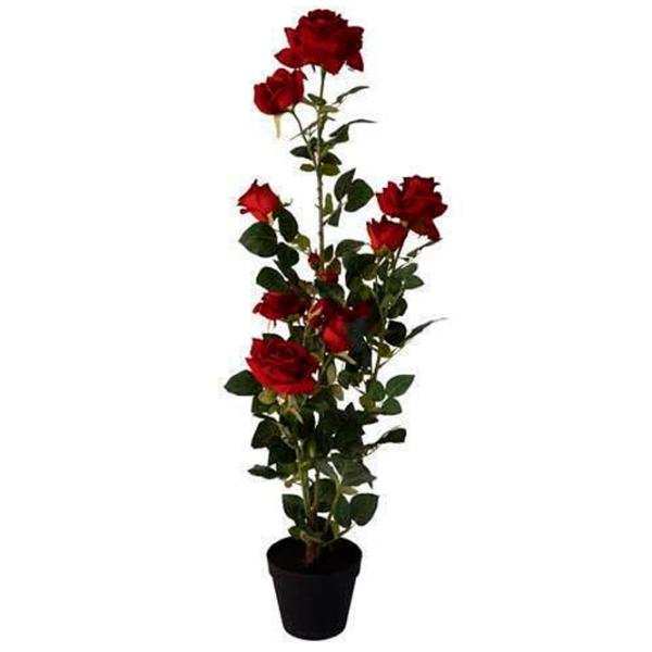 Искусственное растение Promstore 41707 Красный / Высота (см) - 95 photo 1 Искусственное растение Promstore 41707 Красный / Высота (см) - 95 photo 1