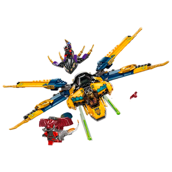 Constructor LEGO Ras and Arin's Super Storm Jet Ninjago/ Multicolor photo 3