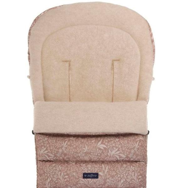 Husă pentru cărucior Zaffiro iGrow 4.0 Wool Premium Blană artificială / Camel photo 2