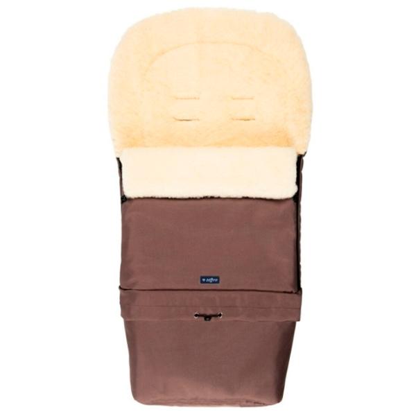 Чехол для детской коляски Zaffiro Sleep&Grow Wool  Шерсть / Chocolate photo 1