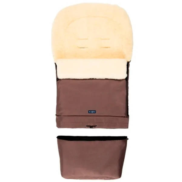 Чехол для детской коляски Zaffiro Sleep&Grow Wool  Шерсть / Chocolate photo 2